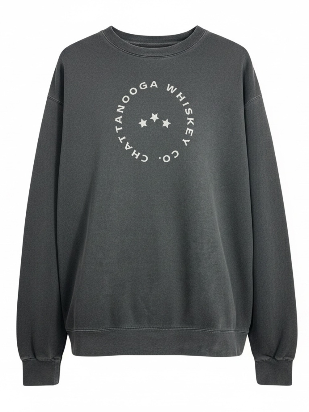 Men's Charcoal Chattanooga Whiskey Co. Crewneck Sweater